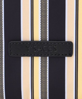 Y'SACCS マルチストライプ すっきりトート Mサイズ ブラック