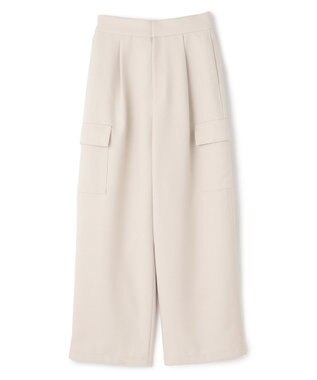 uncrave 【防シワ・洗濯機洗い可】ドライタッチツイル カーゴ パンツ（uncrave STANDARD） ライトベージュ