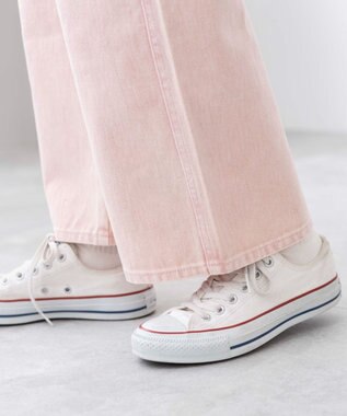 WEGO ウォッシュドカラーストレートパンツ ライトピンク