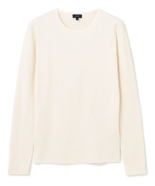 JOSEPH 【洗える】ストレッチシルクニット　ラウンドネック Ivory