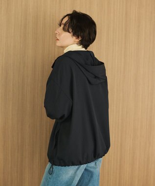 #Newans 【洗濯機可能】フ―ディーアノラック ネイビー