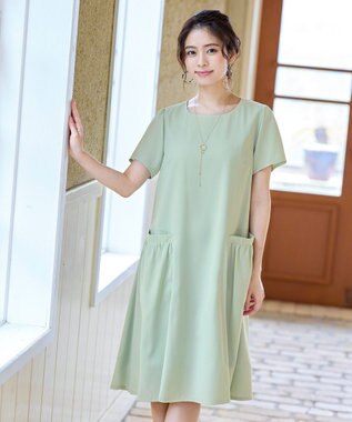 洗える 麻調素材を使用した サイドポケットワンピース Tiaclasse ファッション通販 公式通販 オンワード クローゼット 洗える 麻調素材を使用した サイドポケットワンピース Tiaclasse ファッション通販 公式通販 オンワード クローゼット