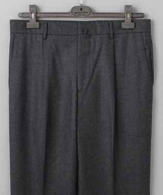 GOTAIRIKU 【保温性/ストレッチ/シワになりにくい】サキソニーストレッチパンツ（１タック） グレー系