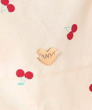 ANY KIDS 【洗濯機可能】スカラップショートパンツ エクリュ（サクランボ×ドット）