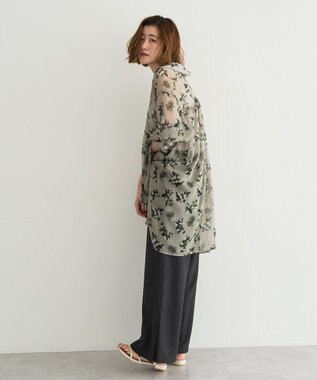 YECCA VECCA 【UVカット】サラサライージーワイドパンツ Charcoal Gray