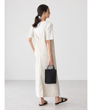 AMERICAN HOLIC ＳＥＴ　イージーケアジレベスト＋Ｉラインワンピース Light Beige