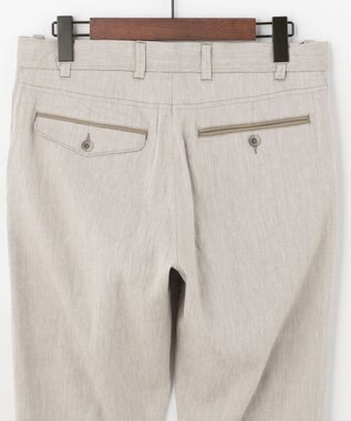 JOSEPH ABBOUD 【キングサイズ】リヨセルリネンシャンブレー パンツ ベージュ系