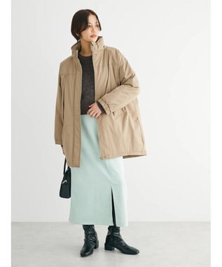 Green Parks あったか中綿コート Beige