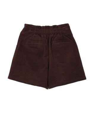 earth music&ecology ワッフルコーデュロイショートパンツ Brown