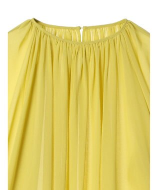 Green Parks AnriettMusee ボリュームシアーブラウス Lime Green