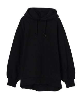 earth music&ecology 裏起毛パーカー Black