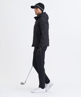 23区GOLF 【MEN】ロゴグラフィック中綿ブルゾン ブラック系5