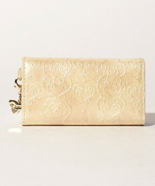 ANNA SUI ローズハート キーケース ベージュ