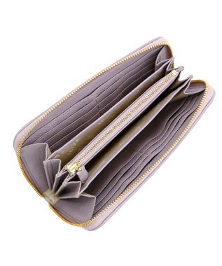 IBIZA マノ　ラウンドファスナー長財布 ラベンダー