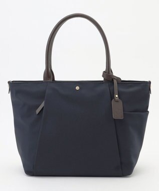 J.PRESS LADIES 【A4サイズ収納可】 ナイロン トート バッグ ネイビー系