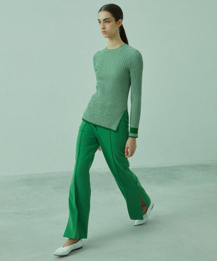 BEIGE， YUCCA / ストレートパンツ Leaf Green