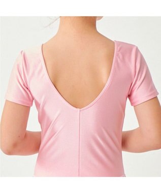 Chacott キッズ　半袖スカート付きレオタード（オペコット） ベビーピンク