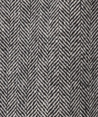 ANY SIS シアーコンビヘリンボーン スカート ブラック系