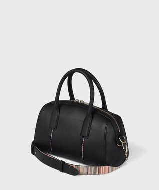 Paul Smith シグネチャーインバーテッド ミニボストンバッグ ブラック