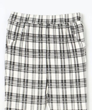 組曲 KIDS 【110-140㎝】シャギーチェック パンツ グレー系5