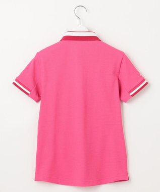 23区GOLF 【WOMEN】【UVケア・吸水速乾】ハニカムカノコ 半袖ポロシャツ ピンク系