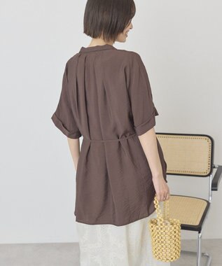 AMERICAN HOLIC 【先行予約】【マルチ機能】ベルト付カイキンシャツ Brown