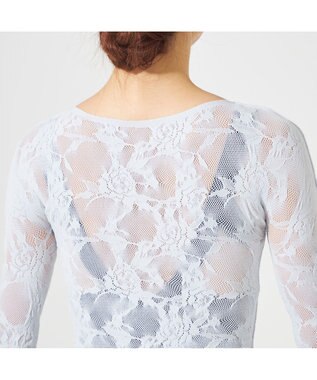 Chacott 【ノーソーイングニット】キシリトールシアーレース2Wayトップ ベビーブルー