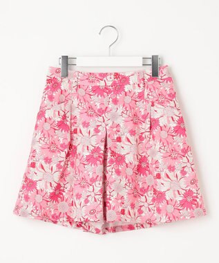 23区GOLF 【WOMEN】【ストレッチ】スプリングフラワー柄 キュロットスカート ピンク系5