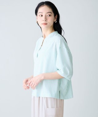 ANY 楽映えスキッパーブラウス