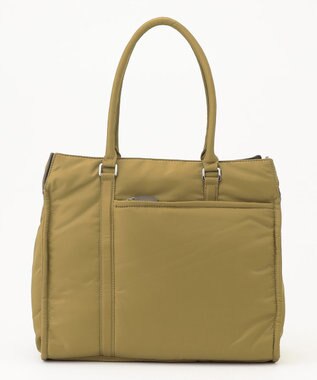 Y'SACCS 【ムック本掲載】ツイルナイロン　スクエアトート　Mサイズ スモーキーイエロー