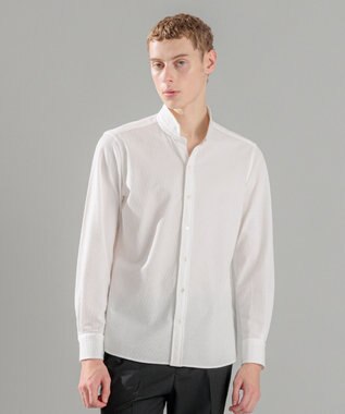 JOSEPH HOMME コンフォートクリアギンガム　ウイングカラーシャツ ホワイト系