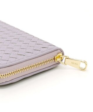 IBIZA マノ　ラウンドファスナー長財布 ラベンダー