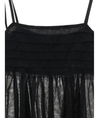 AMERICAN HOLIC チュールボリュームキャミ Black