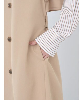 earth music&ecology ロングジレンチ Beige