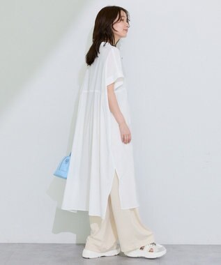Green Parks 半袖シアースキッパーシャツワンピース