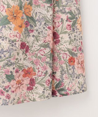 組曲 L 【洗える・シワになりにくい】フルラージュプリント スカート ベージュ系5