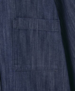 AMERICAN HOLIC Ｗポケットデニムショートシャツ One Wash