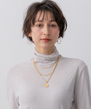 23区 【先行予約】3連チェーン コイン ネックレス