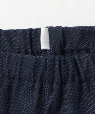 ANY KIDS 裾リボン 無地レギンス ネイビー