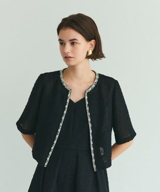 GRACE CONTINENTAL メッシュツイードジャケット