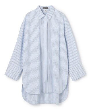 uncrave THOMAS MASON BIGシャツ ブルーストライプ