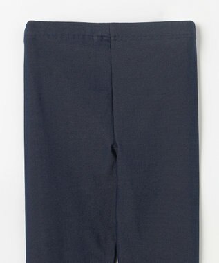 ANY KIDS 裾リボン 無地レギンス ネイビー
