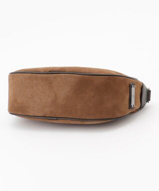 JOSEPH ABBOUD  【軽量/コンパクト】ライトスウェード ハーフムーン　バッグ キャメル系