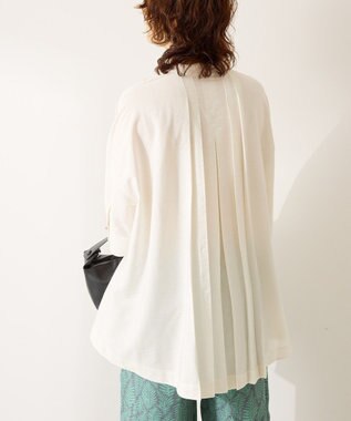 AMERICAN HOLIC 【WEB限定】接触冷感バンドカラーシャツチュニック Ivory