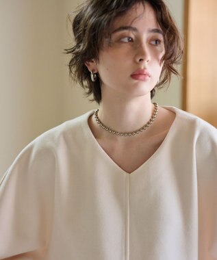 #Newans 【洗濯機可能/セットアップ】コクーンシルエットエアリープルオーバー オフ