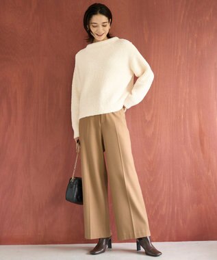 UNFILO プードルニット ボトルネック オフ