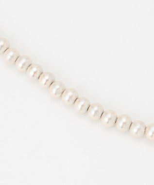 23区 ウッドパールネックレス ホワイト系