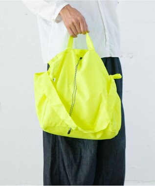 NIZYU KANO face別注 ポケッタブル3wayトート 蛍光イエロー