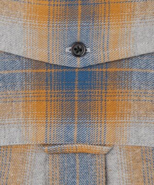J.PRESS MEN 【WEB・一部店舗限定】チェックフランネル シャツ / B.D. オレンジ系3