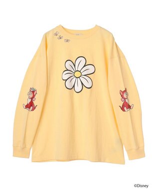 earth music&ecology Ｄｉｓｎｅｙ／袖ダイナロンＴ Yellow